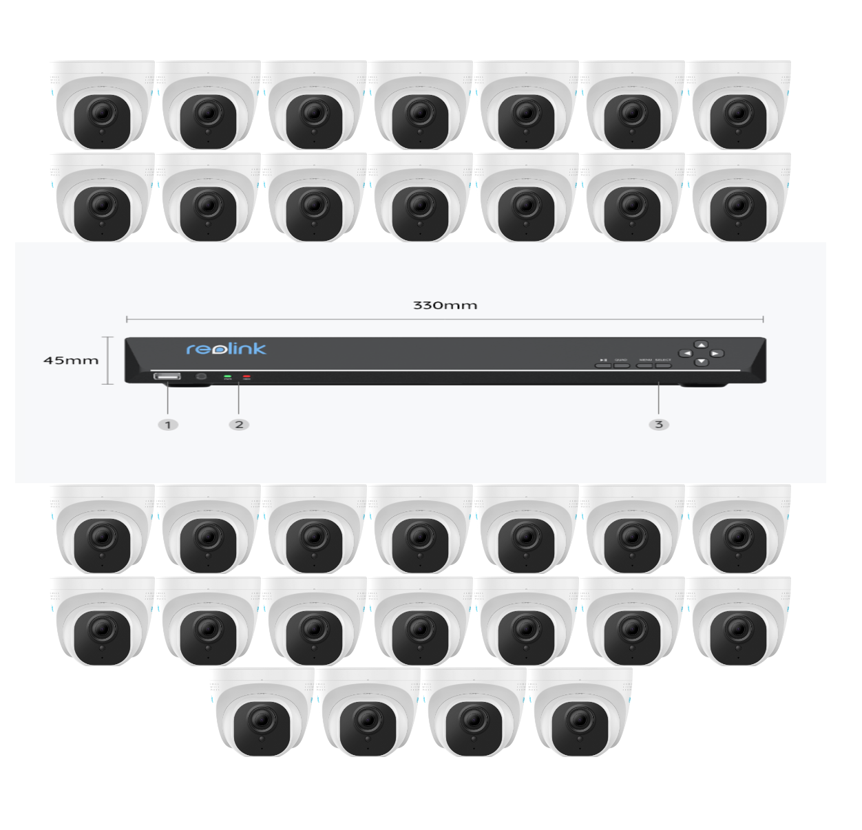 32 channel best sale cctv system